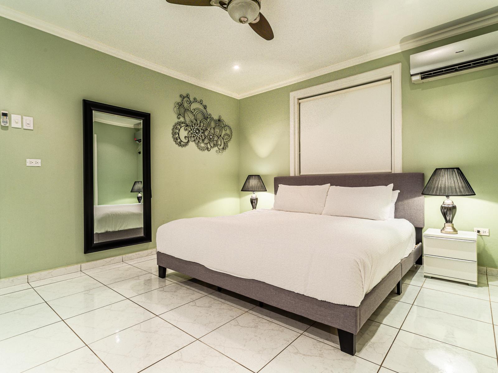 Enjoy the convenience of Bedroom 4's attached bathroom, ensuring privacy and comfort during your stay.