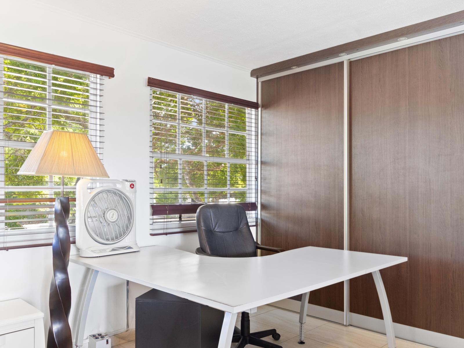 Office Space with super fast Wi-Fi internet throughout the home great for remote working