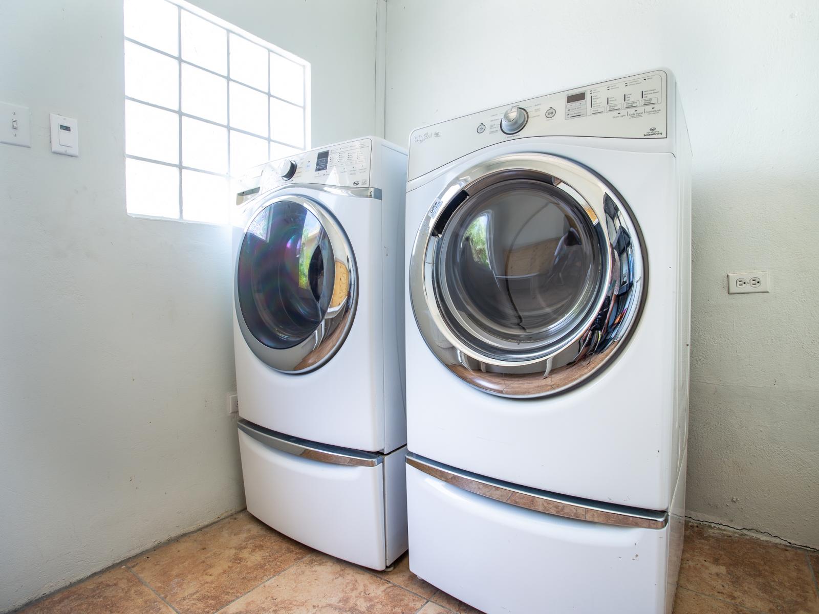 Effortless Laundry Days Await! Washer and Dryer Included for Your Convenience.