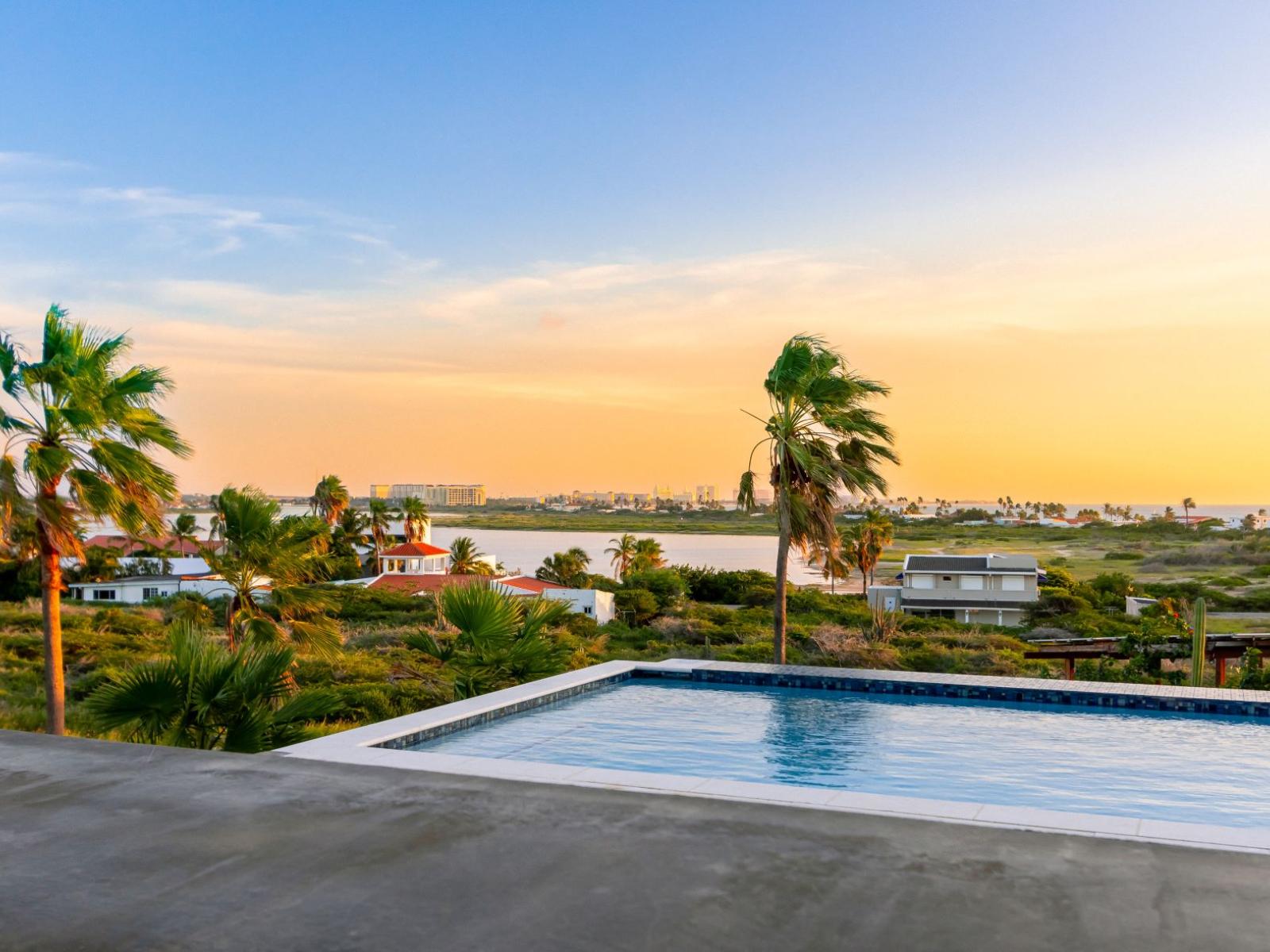 Ocean view from the backyard