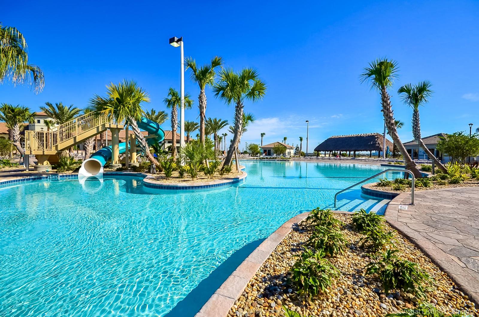 Don’t miss the exciting and fun at Champions Gate Resort Lazy River. Kids and families love floating around the Lazy River and making new friends with other kids.