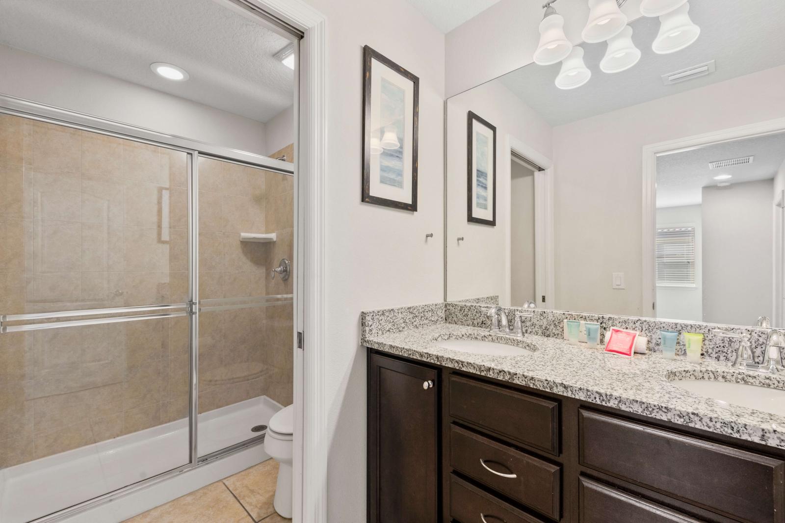 Bathroom 4 with a walk-in shower