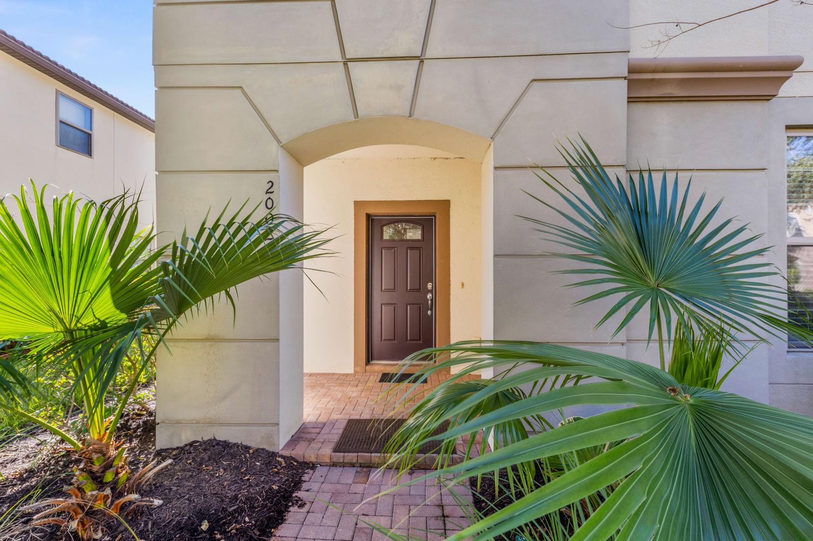 Home front entrance