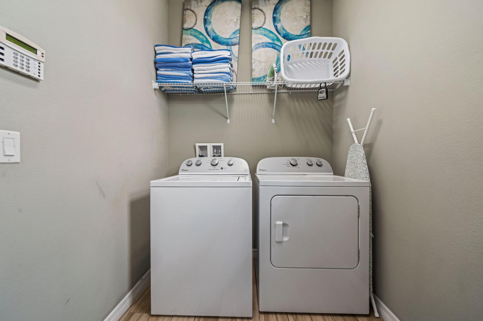 Private washer and dryer