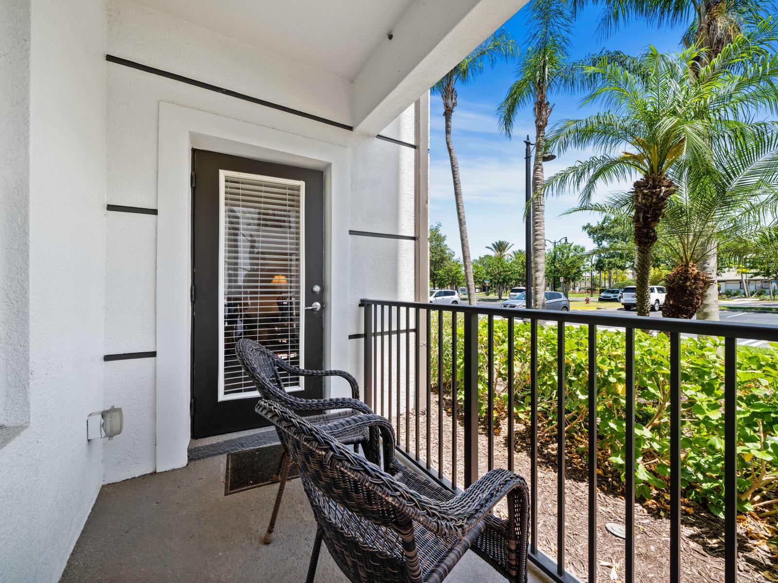 Take in the picturesque views from the comfort of your own private balcony.