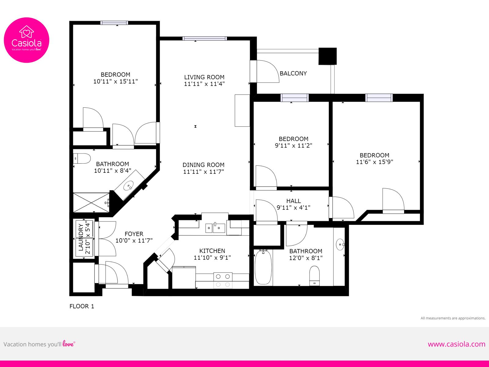 Condo floor plan