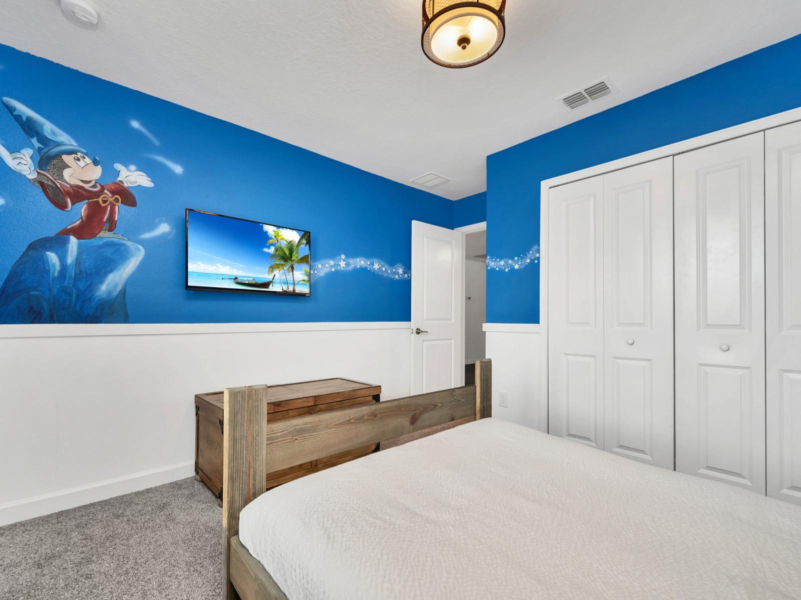 Step into our Kids Themed Bedroom, where imagination knows no bounds. From playful colors to fun decor, this room is designed to spark creativity and make bedtime an adventure.