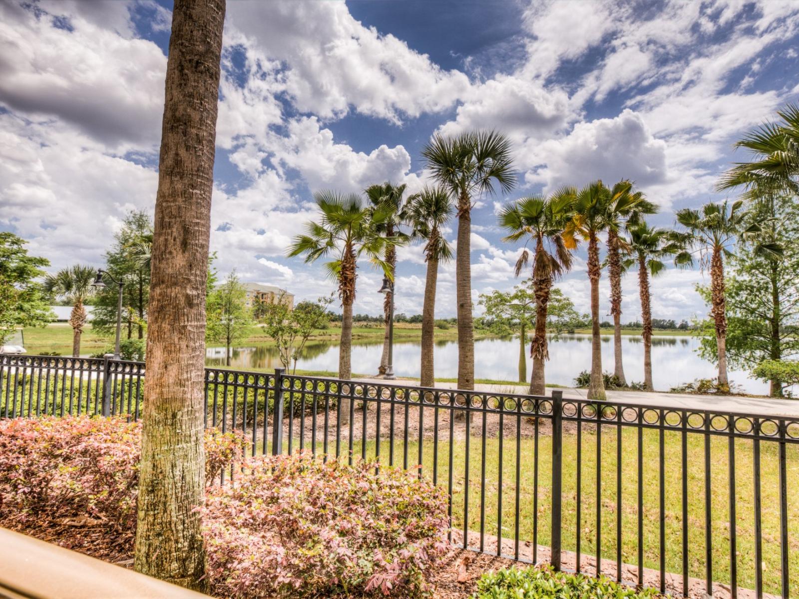 Relax and unwind with the serene view of the lake from your balcony, offering a peaceful retreat and a perfect spot to enjoy the beauty of nature.