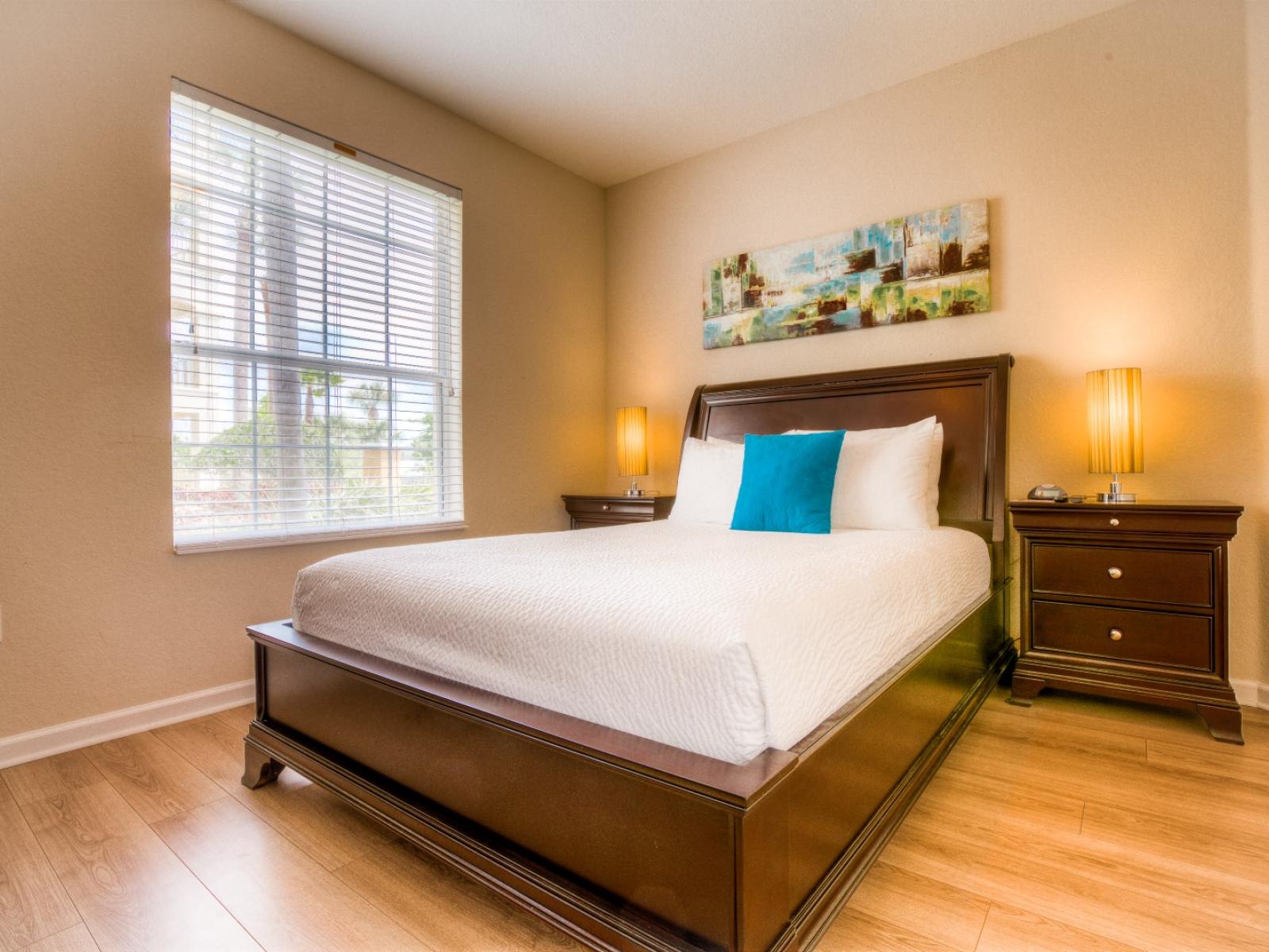 Cozy Retreat: Unwind in the comfort of the second bedroom, complete with a plush queen-sized bed. Perfect for a peaceful night's sleep after a day of adventure.