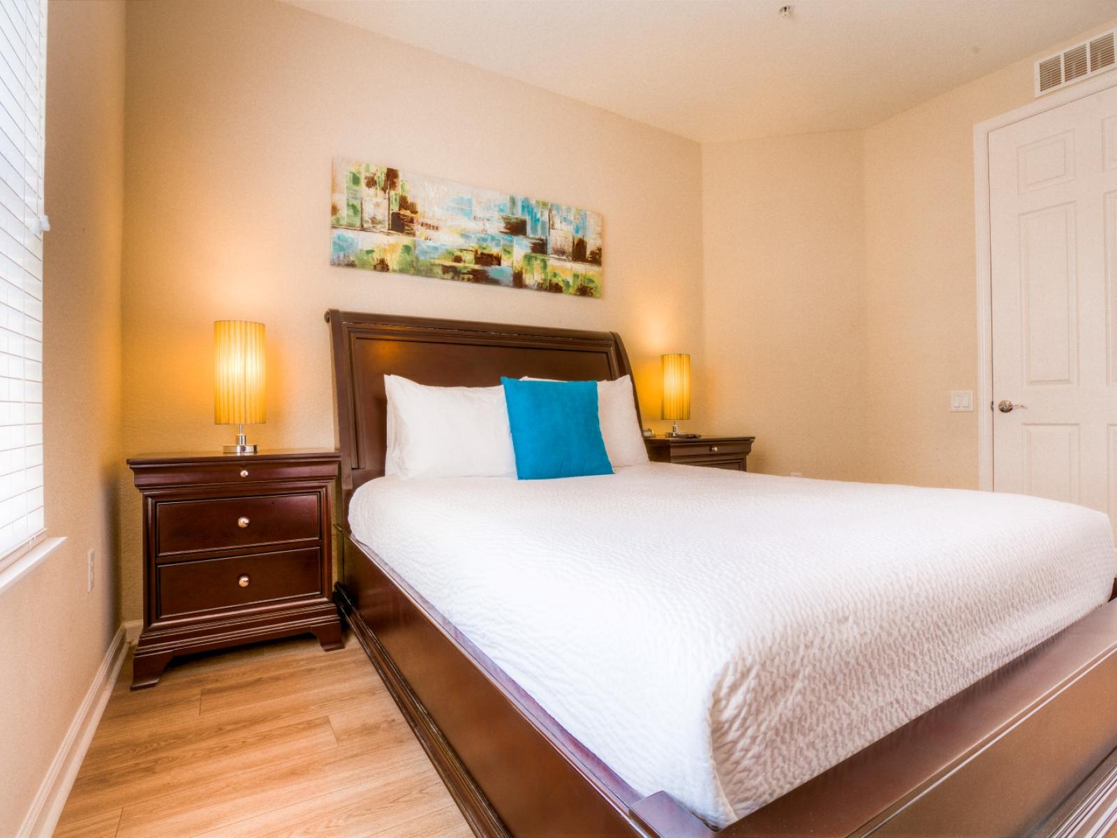 Indulge in the cozy comforts of the second bedroom, where you'll find a plush queen-size bed inviting you to relax and unwind after a day of adventure.