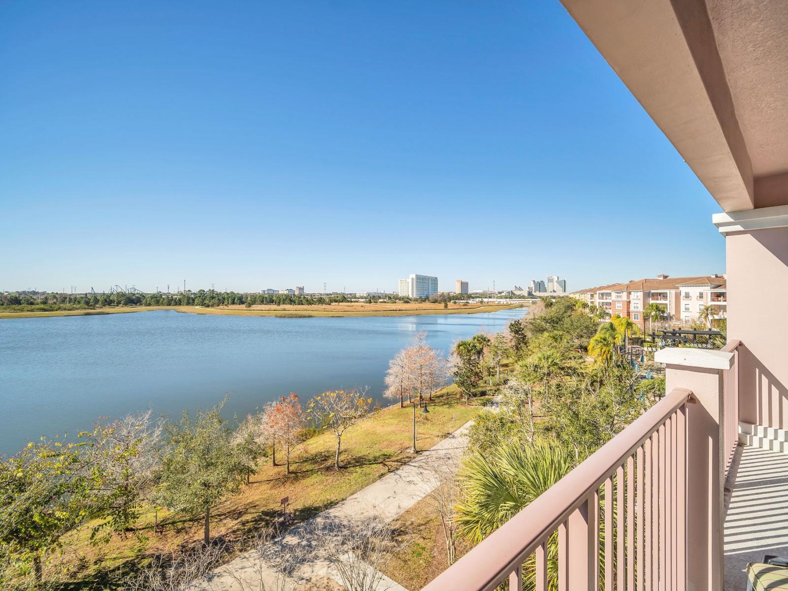 Balcony view : Where every corner invites you to unwind and embrace the natural charm of the outdoors.