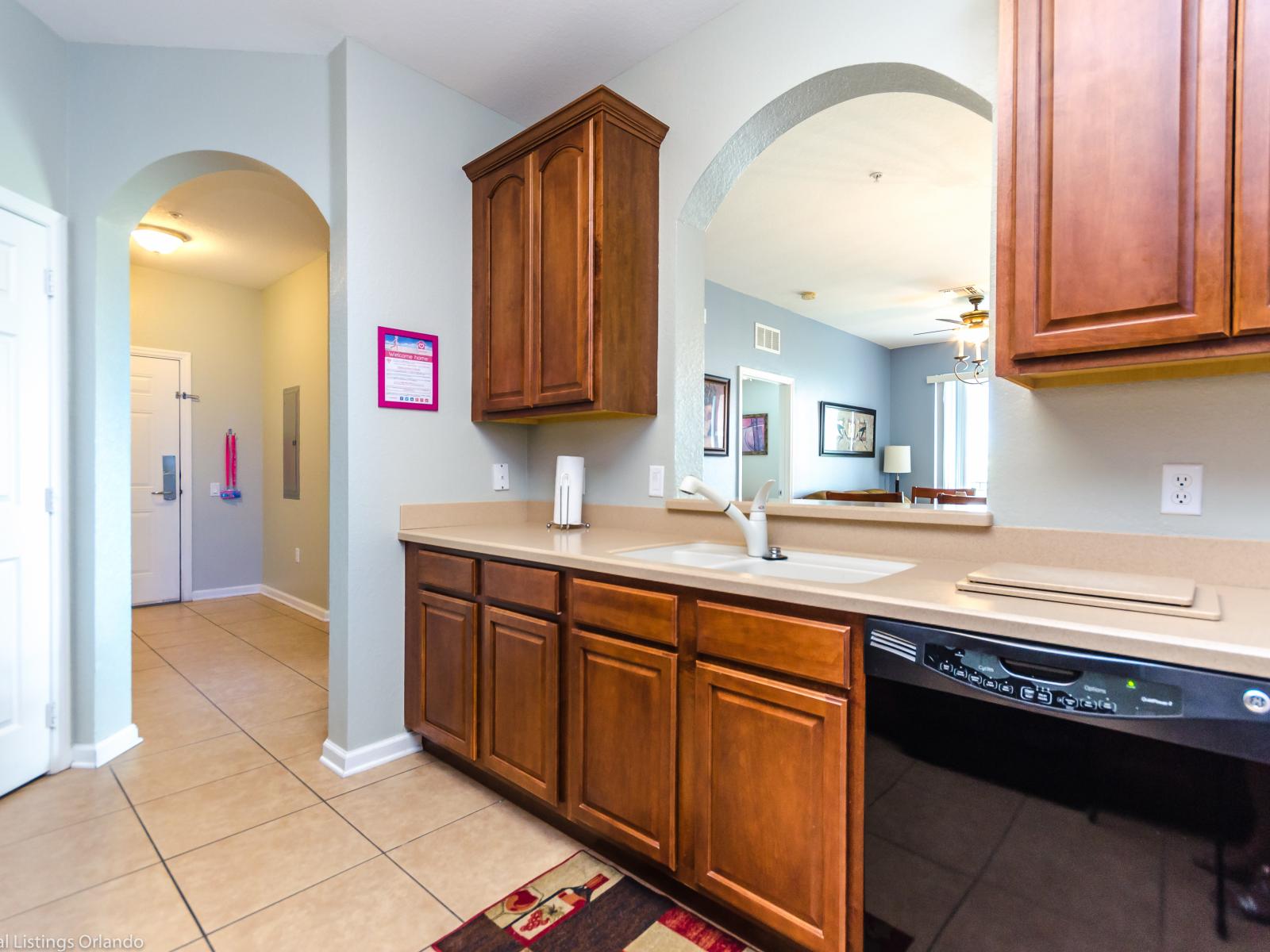 Our kitchen with wooden details exudes rustic elegance, blending modern convenience with timeless warmth, making every meal preparation a delightful experience.