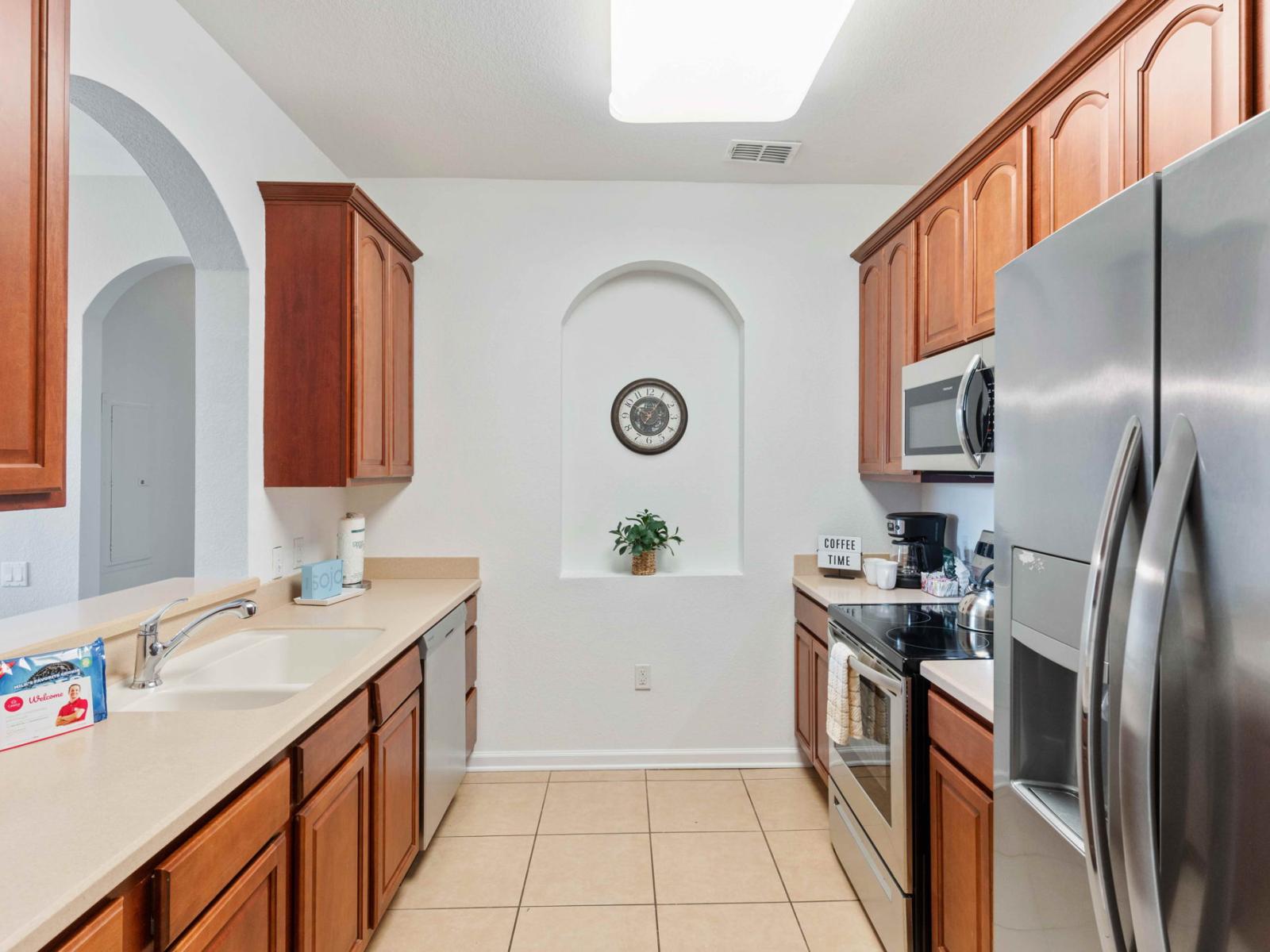 Sleek Cooking Space: Our condo kitchen is a stylish retreat, offering both elegance and functionality for an enjoyable and memorable cooking experience