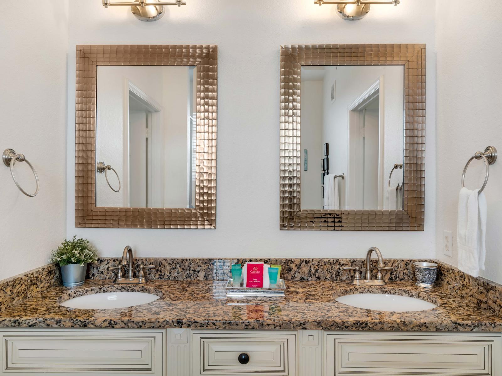 Bathroom 2 with a bathtub and a shower combo