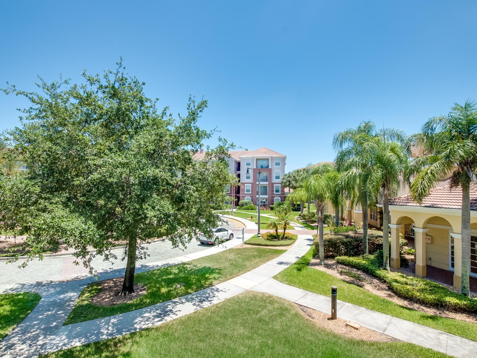 Enjoy breathtaking outside views from the balcony of our resort, where tranquility meets natural beauty.