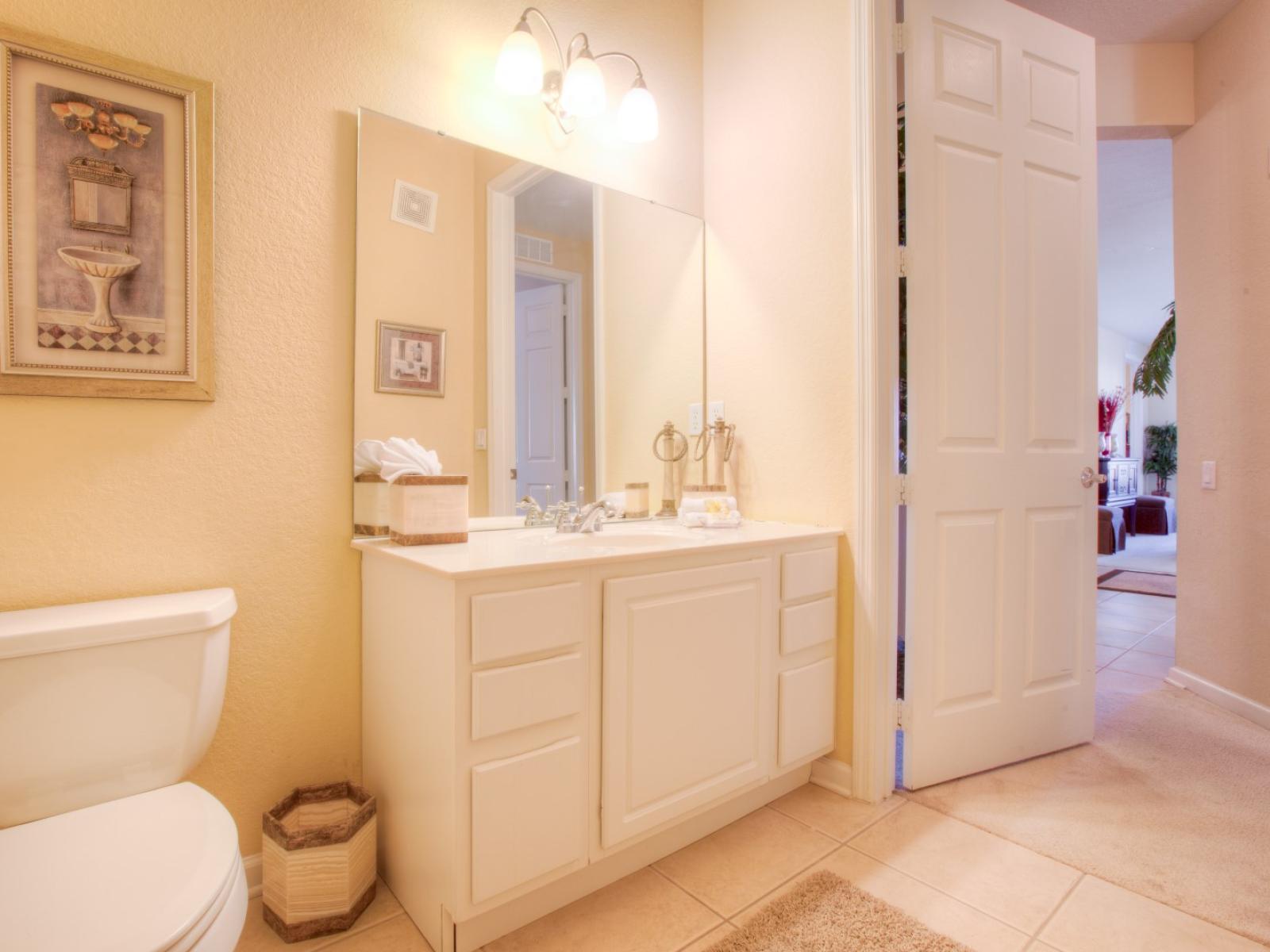 Step into the ensuite bathroom of Bedroom 2, offering convenience and privacy with its well-appointed features.