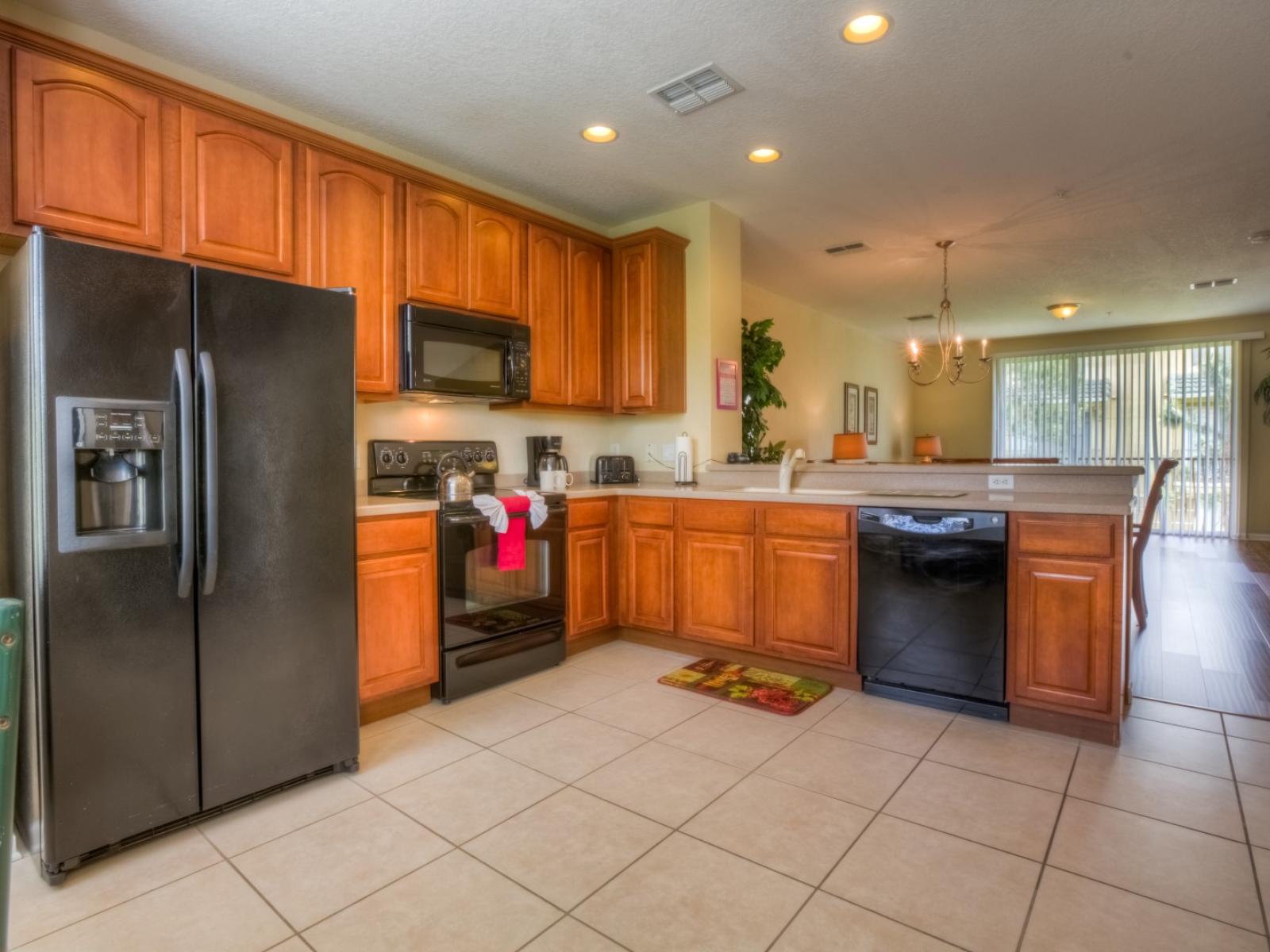 Nothing brings people together like good food so make sure to utilize this lovely modern kitchen.