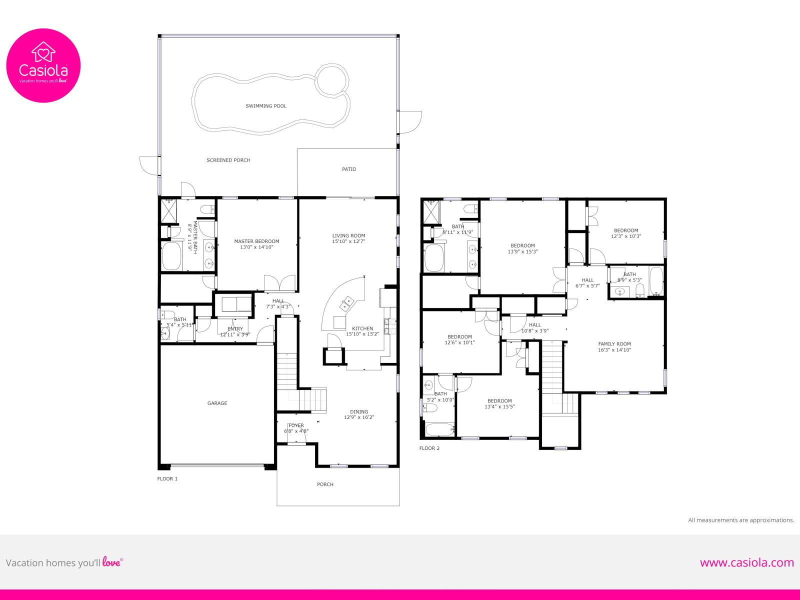 Well designed layout of the home in Florida