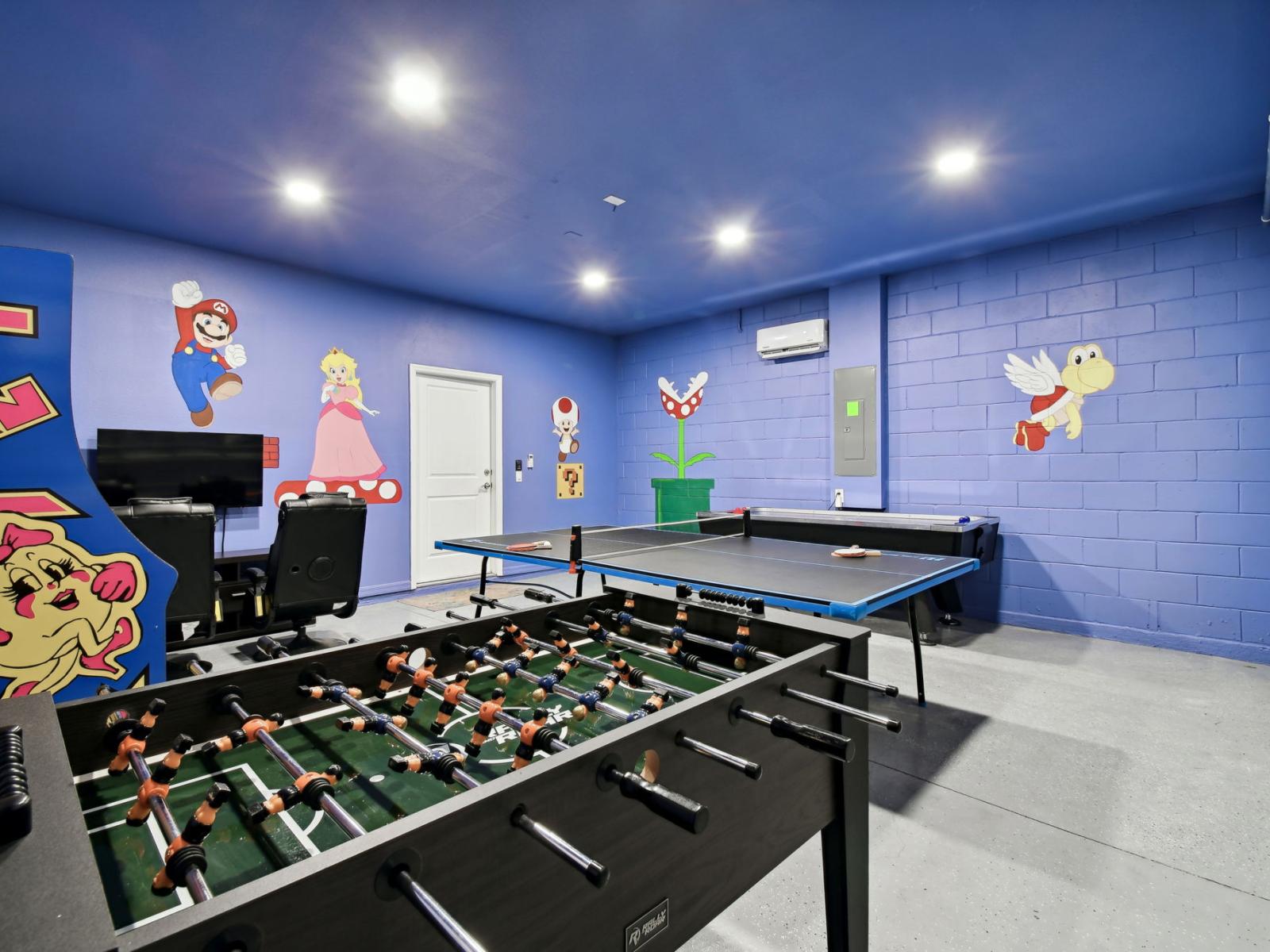 Experience hours of fun in our well-stocked game room.