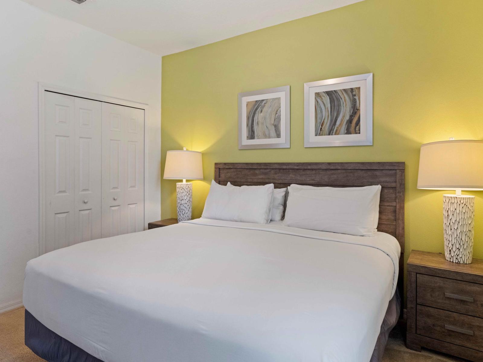 Your serene retreat – a spacious king-size bed and private ensuite for ultimate comfort.