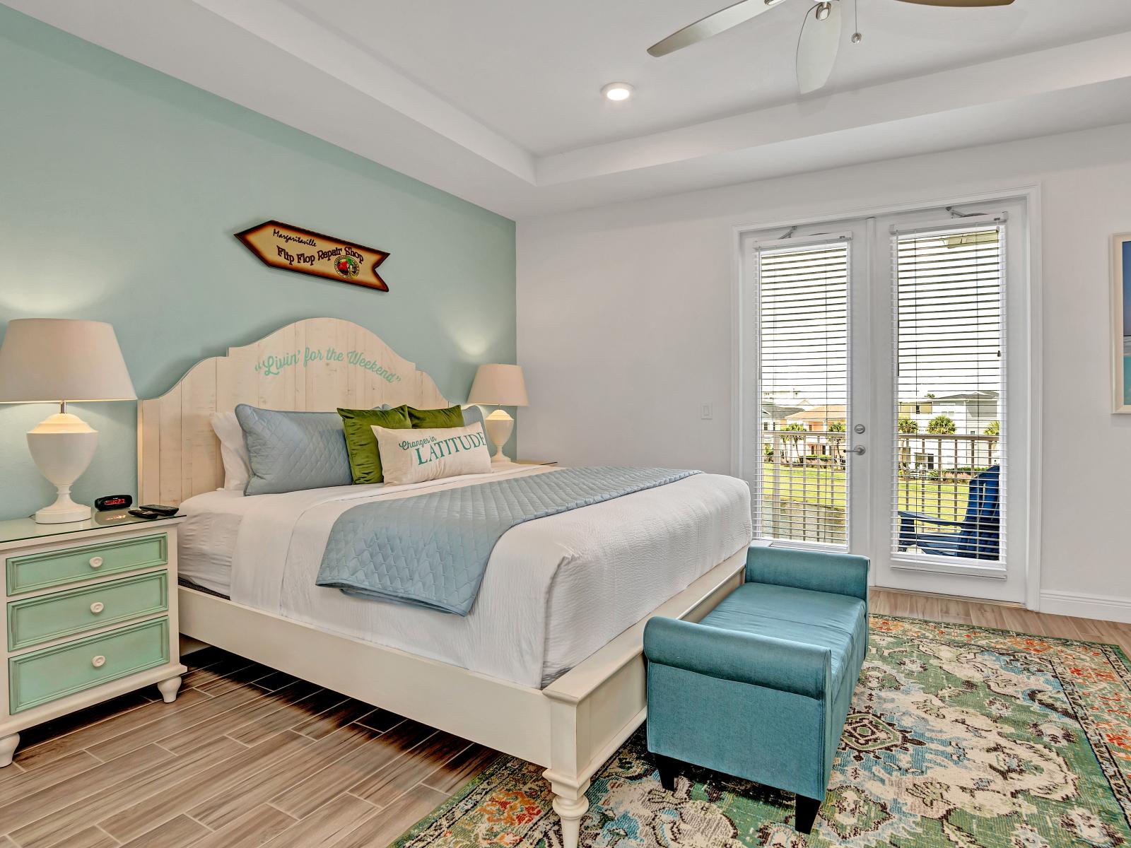 Serene Sophistication: Experience Tranquility in Our Master Bedroom, Adorned with Crisp White Décor, Offering a Refreshing and Relaxing Retreat.