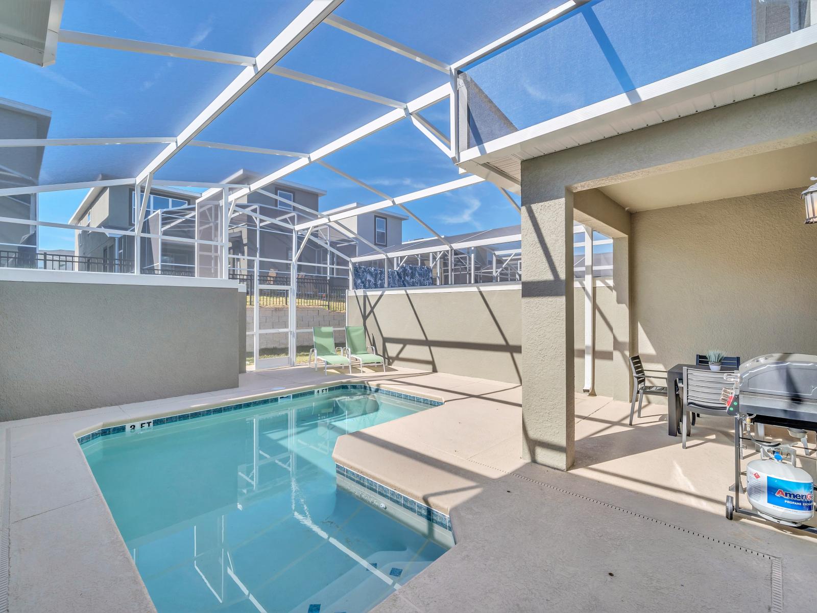 Pool - Patio Area  A soak a day keeps the stress away so make sure to have fun in this inviting swimming pool area.