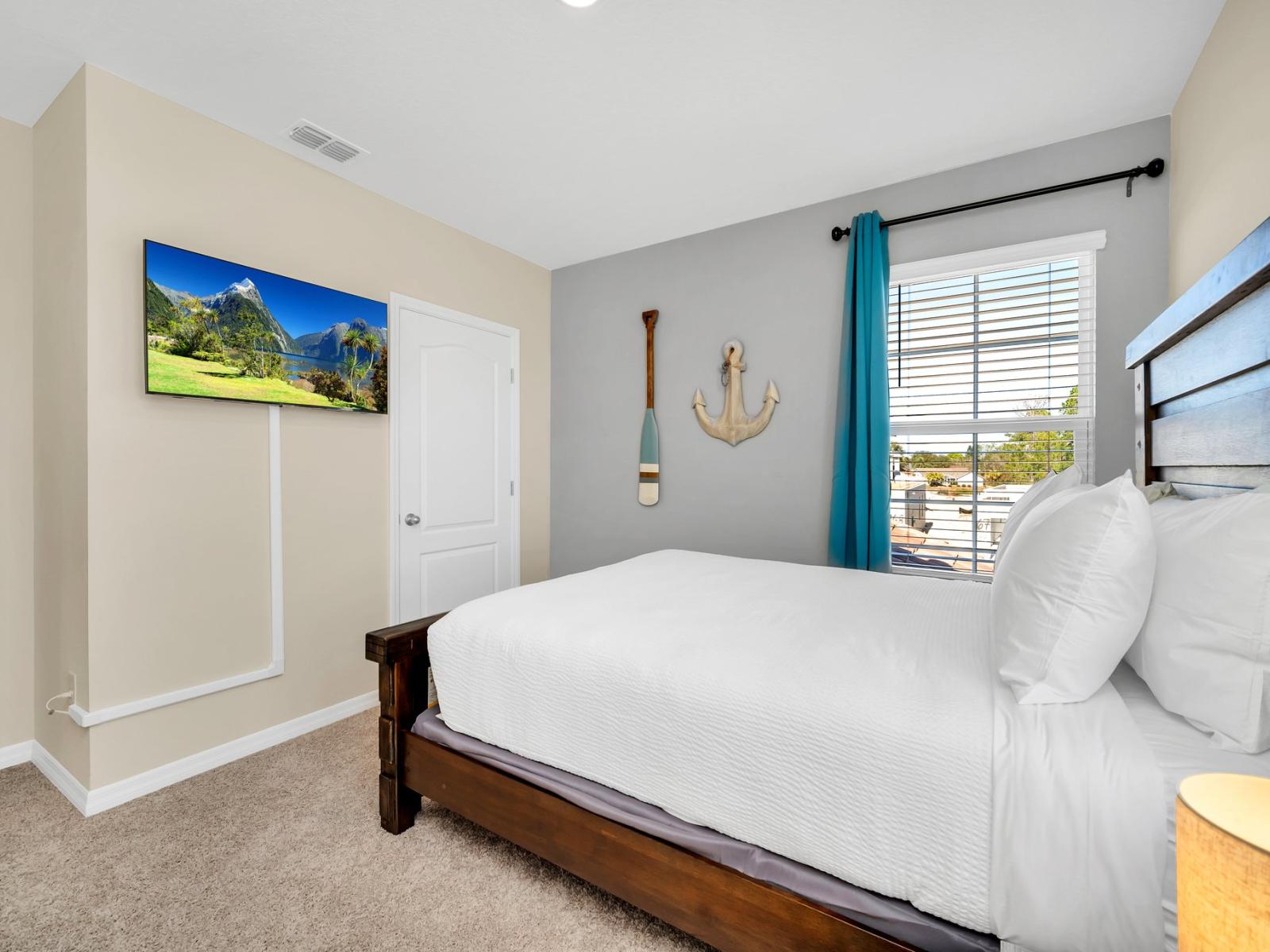 This stylish modern bedroom is a perfect  place to rest, rejuvenate and recharge.