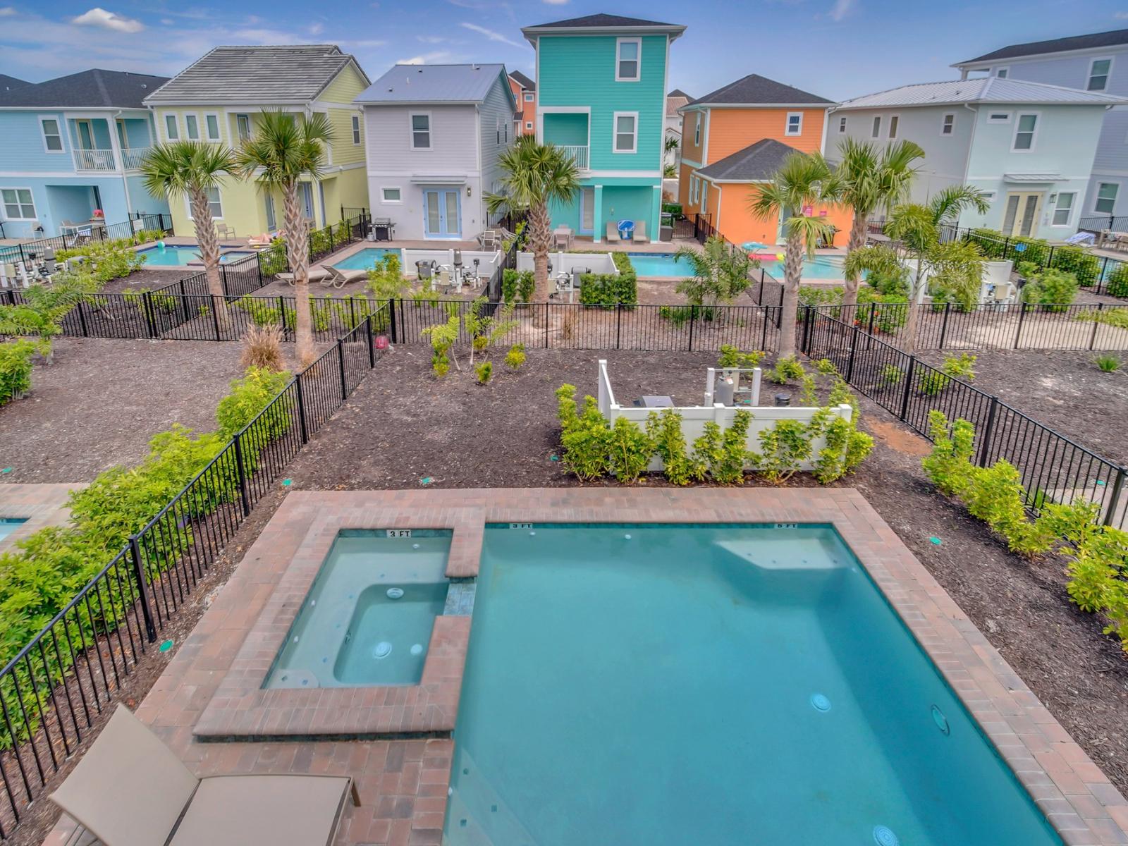 Dive into Luxury: Our inviting pool beckons, offering a haven of relaxation. Lounge in style on the poolside chairs and let the worries of the world drift away.