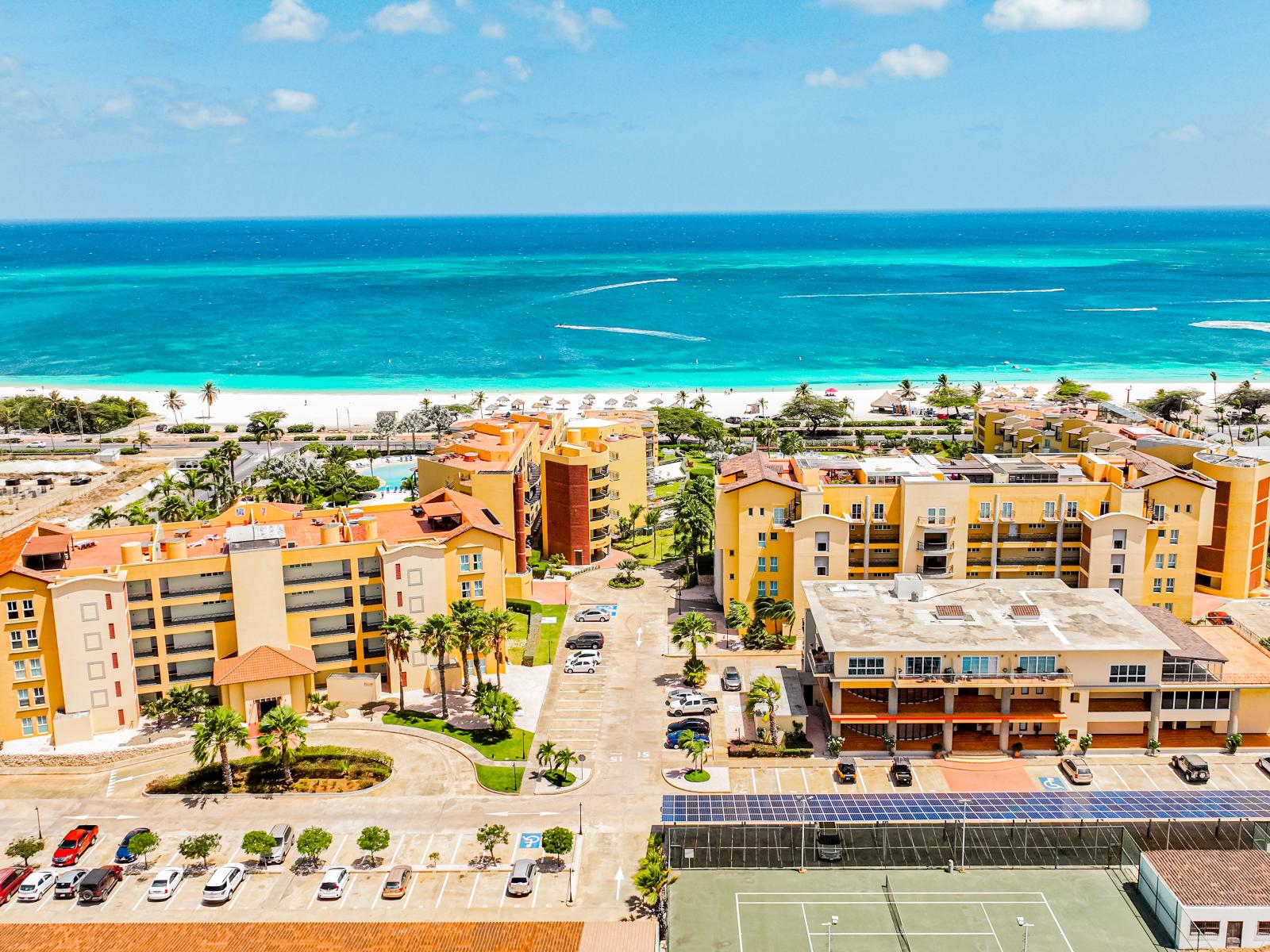 Discover the allure of our prime location, where convenience meets luxury in the heart of Aruba.