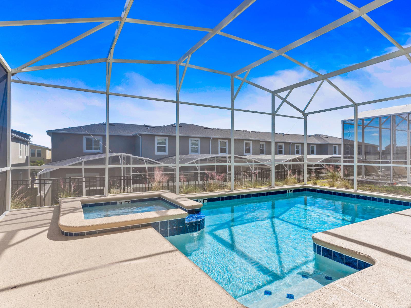 Outstanding Pool Area of the Home in Davenport Florida - Soak up the sun and let the good vibes flow at this amazing elevated pool area - Dive into a refreshing poolside escape