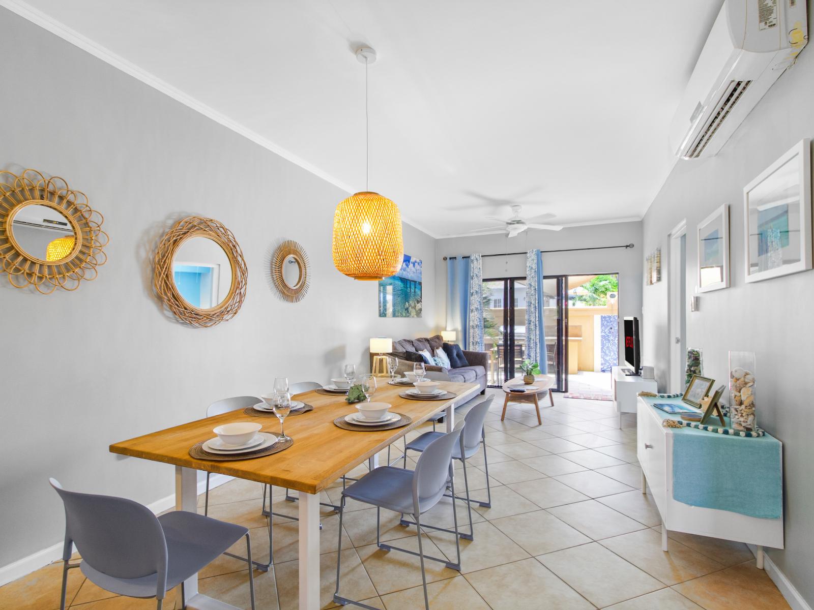 Dining table for enjoying delicious meals with family and friends