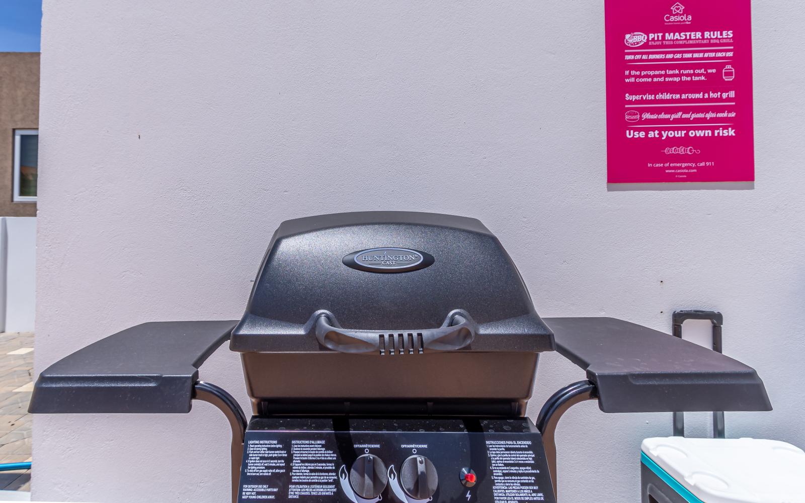 Fire up the flavor with our outdoor BBQ grill! Gather around, sizzle up your favorites, and savor the taste of al fresco dining in your own backyard retreat.