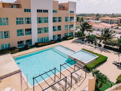 Spacious resort pool