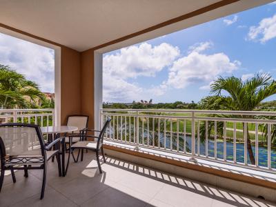 Glorious private balcony of the condo in Noord, Aruba - Panoramic views of the surrounding area - Perfect spot for morning coffee or evening cocktails - Scenic private balcony for relaxation - Completely sunbathed space