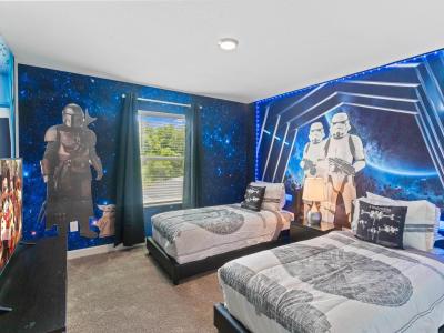 Star Wars themed kids room