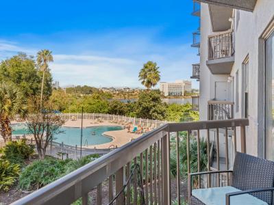 Pool view from the balcony