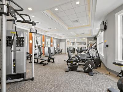 Stay active at Resort Fitness Center during your vacation. - Get your heart pumping in our state-of-the-art fitness facility at Resort. - Achieve your fitness goals while on vacation with our modern exercise equipment.