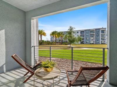 Superb Balcony of the Condo in Kissimmee Florida - Access to a private balcony for extended relaxation - Cozy outdoor retreat with seating