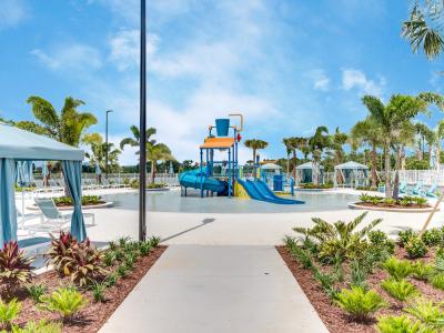 Resort kid water park