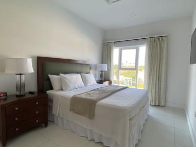 Bedroom 1 with beautiful pool view