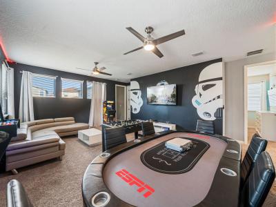 Game Loft + Arcade | Near Disney World | Private Pool and Spa