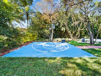 Your very own private basketball court!