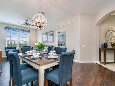 Dining area- right beside the living room where it is a six seating capacity for more people to gather and join you for a meal