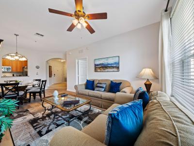 Make yourself at home in our inviting living area, designed for ultimate comfort and entertainment.